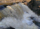 A view of the small waterfall at the Pine River
